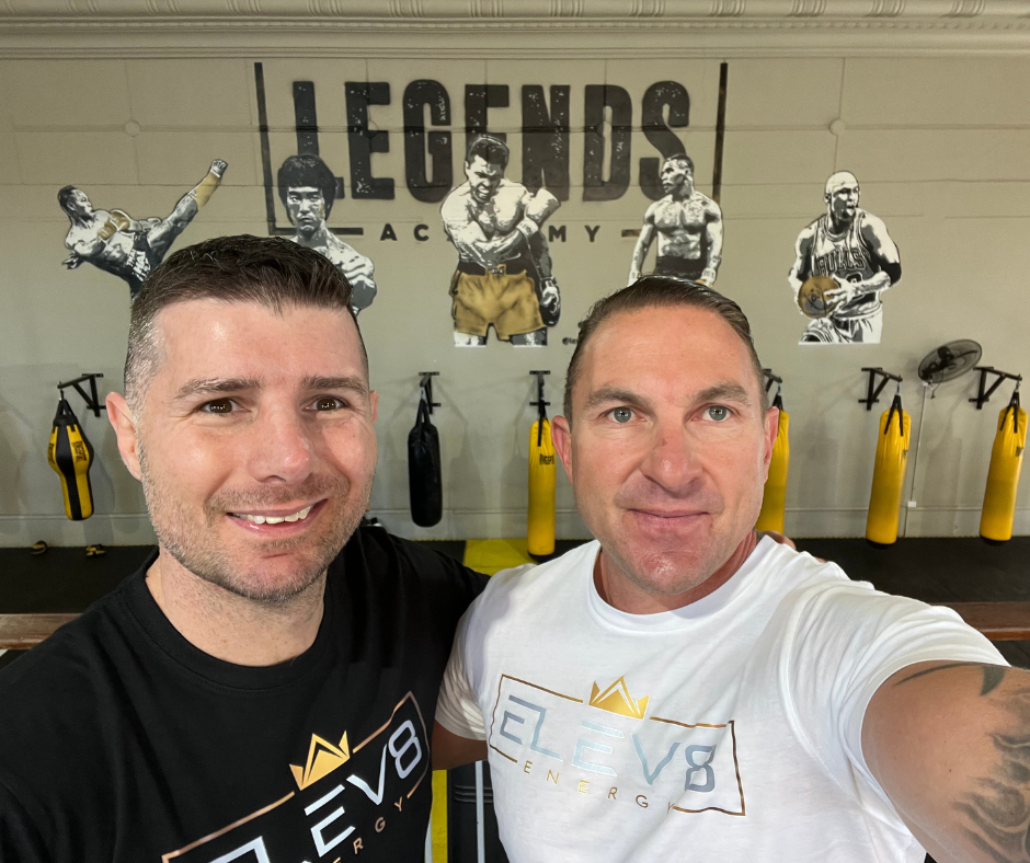 Daniel Dawson and the creator of ELEV8 Energy