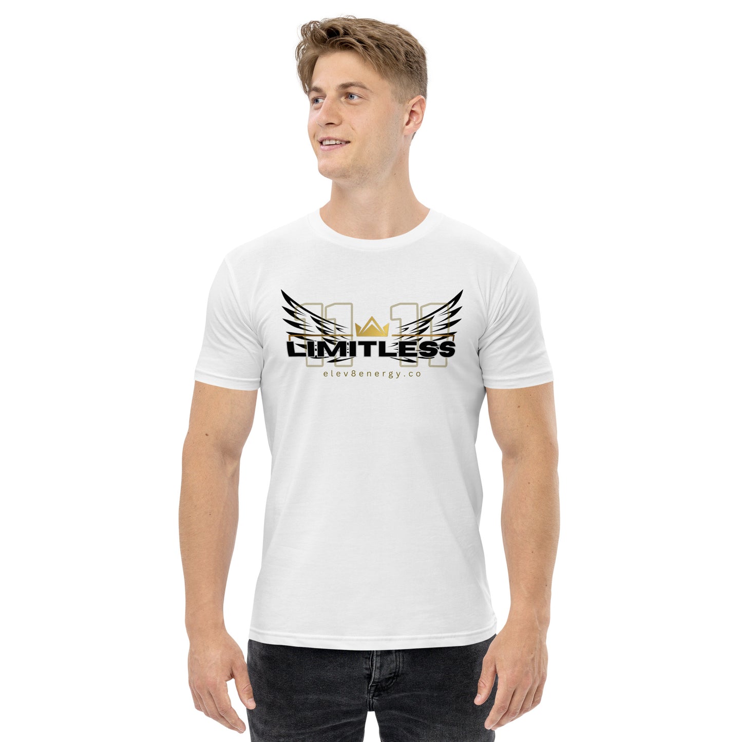 LIMITLESS Men’s White Tee
