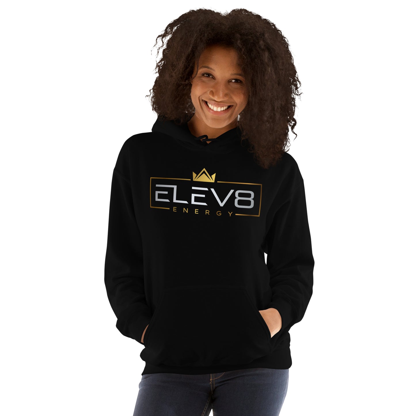 Elev8 Energy Hoodie | Unisex Black