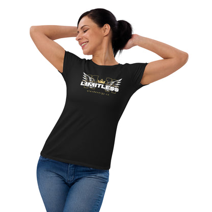 LIMITLESS | Women's short sleeve t-shirt | Black