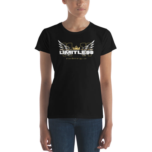 LIMITLESS | Women's short sleeve t-shirt | Black