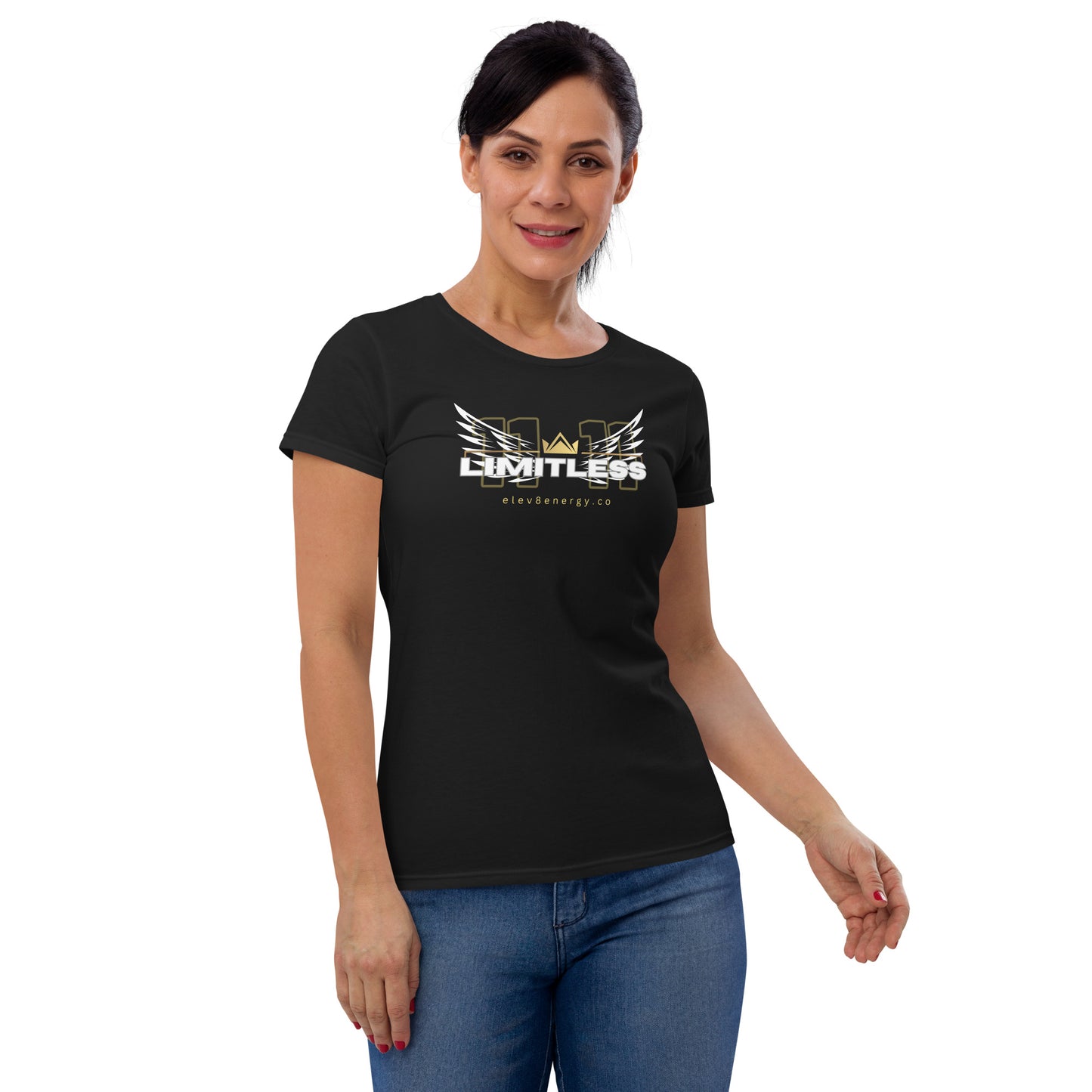 LIMITLESS | Women's short sleeve t-shirt | Black