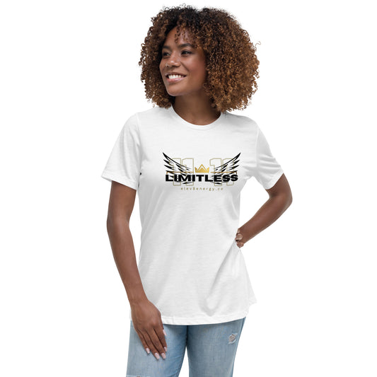 LIMITLESS | Women's Relaxed White T-Shirt